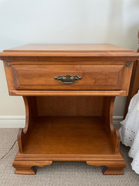 Roxton maple nightstand 