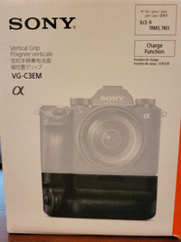 Sony vertical grip vg-c3em - use with a7r3