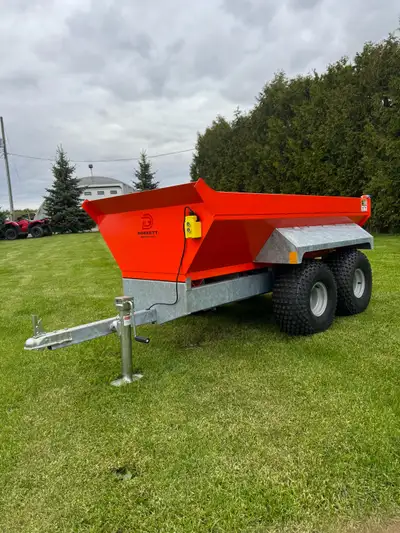 NEW Dorsett Manufacturing Dump trailer for ATV / small tractor Standard Features: * 1-ton payload ca...