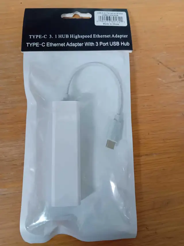 Type-C Ethernet Adapter414908268781260800
