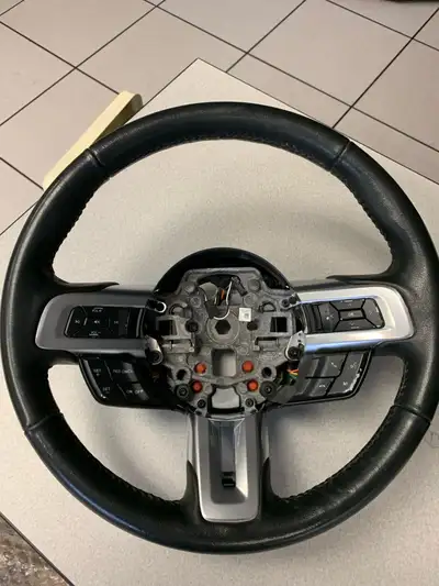 Ford Mustang GT leather steering wheel. Came out of my 2020, this will fit any mustang 2015-2023. Al...