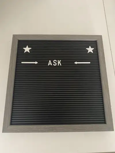 Letter board sign, View more