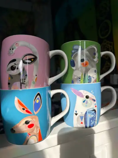 Maxwell and Williams designer homewares mugs Designed in Australia Pink chinchilla $15 The rest are...