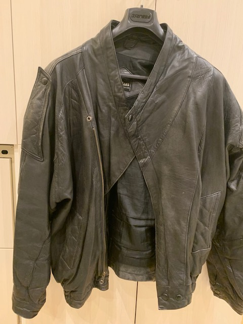 Leather jacket men L . Manteau cuir homme L. in Men's in Laval / North Shore - Image 4