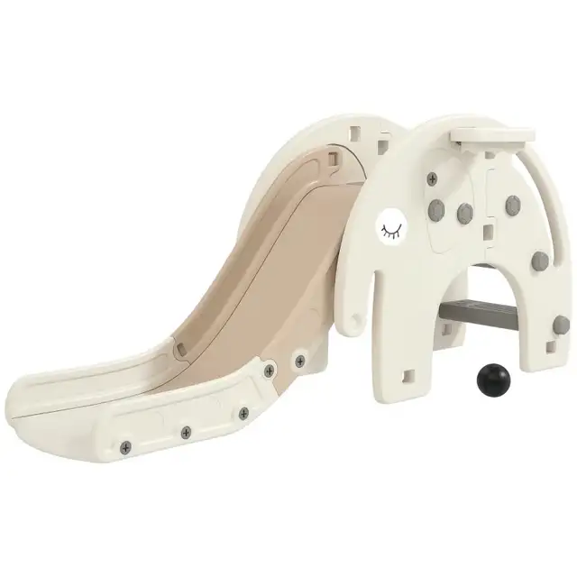 Qaba 3 in 1 Toddler Slide with Basketball Hoop, Climber, for 1-3 in Toys in Markham / York Region - Image 10