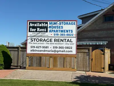 Mini Storage Units available in Wallaceburg Available Sizes 5x10, 8x8, 10x15 and 10x20 (Good size fo...