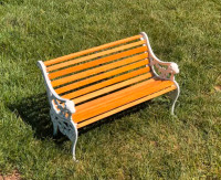 Cast Iron Garden bench, Toddler size