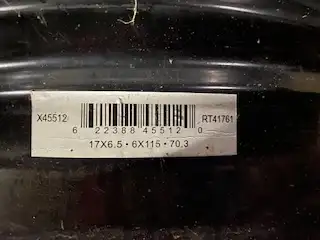 17" Steel wheels in Tires & Rims in Cambridge - Image 4