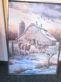 framed puzzle #1 - Rural Route.