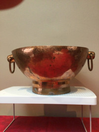 Vintage copper display bowl “DeKlerk”