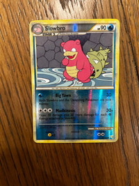 Holographic Slowbro Pokémon Card 