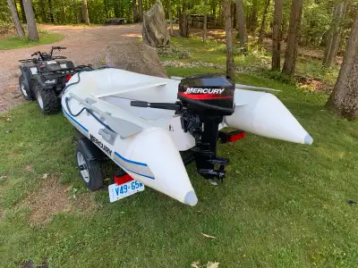 10’ 2” Inflatable , Hypalon, ‘07, no leaks, no patches……boat only…no motor…..no trailer