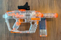 NERF-Modulus Ghost Ops Evader with RIVAL Laser Scope LIKE NEW!