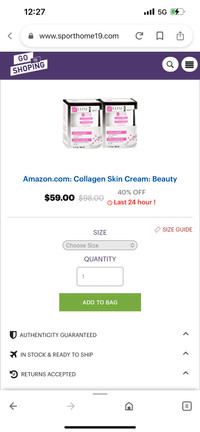 Collagen  skin care cream anti-ageing look younger every day 