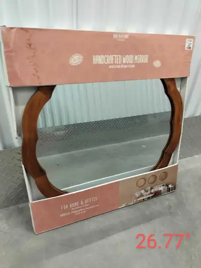 Handcrafted Wood Mirror, View more