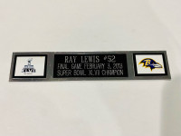 Ray Lewis Baltimore Ravens Nameplate