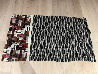 Handcrafted cotton PIANO KEYBOARD MUSIC Pillow Case, View more