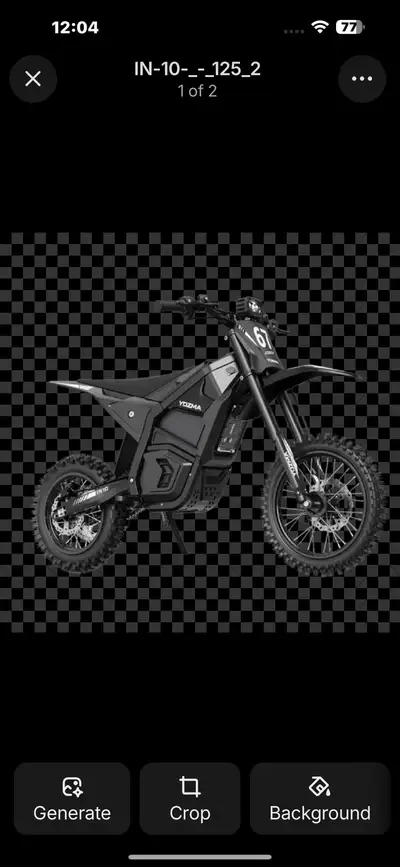 Get ready for off-road adventures with this brand-new Yozma electric dirt bike, still factory-sealed...