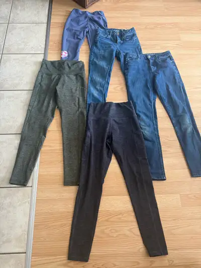 lot legging et jeans fille, View more