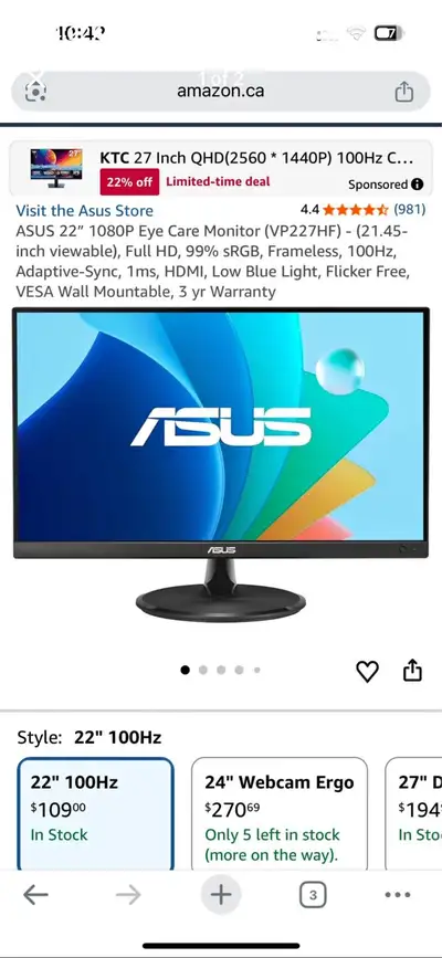 Asus Gaming Monitor , View more
