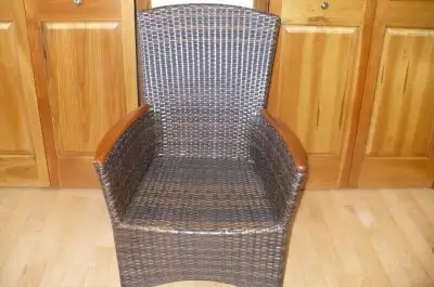 Fauteuil en rotin synthétique extérieur, View more
