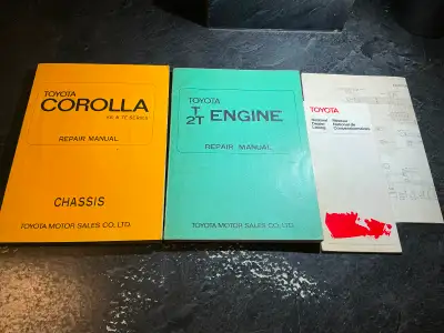 1970-1974 Toyota Corolla KE & TE Series Repair Manual 1600cc 2T, View more