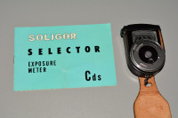 Soligor Selector Exposure Meter Cds with Case + Manual