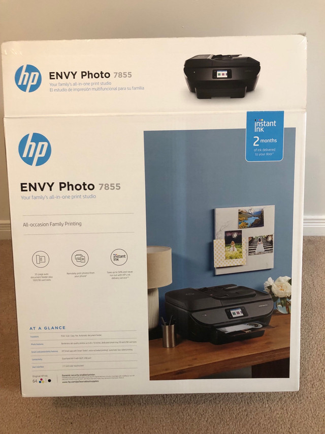 HP ENVY Photo 7855 Printer in Printers, Scanners & Fax in Ottawa - Image 3