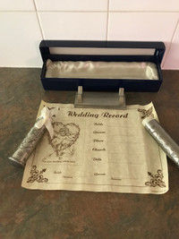 CUSTOMIZED WEDDING CERTIFICATE TUBE WITH HOLDER