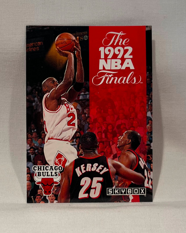 MICHAEL JORDAN NBA FINALS COLLECTOR CARD, MINT in Arts & Collectibles in Vernon
