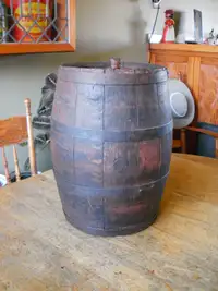 Vintage oak barrel