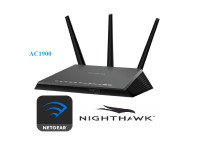 NETGEAR Nighthawk Smart Wi-Fi Router (R7000-100NAS) - AC1900 Wir