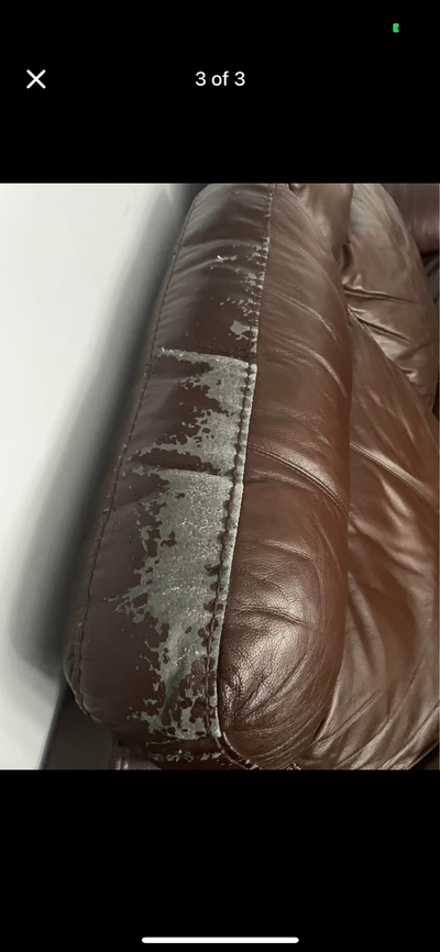 Fairly used couch with long to large, View more