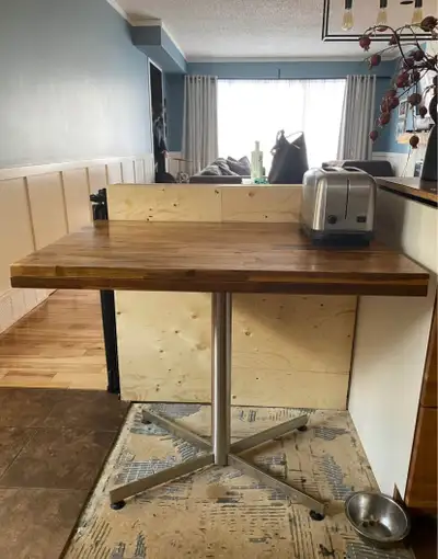 wood top small table, View more