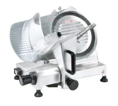 Commercial Manual Aluminum Meat Slicer - 10" Blade, 1/5 HP, View more