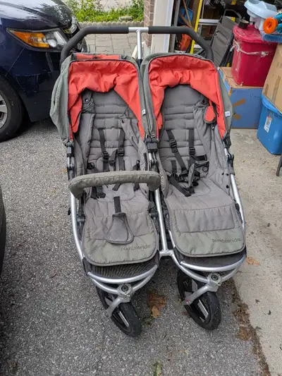 Bumbleride Indie Twin double stroller, View more