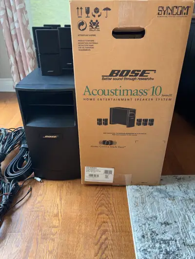 Bose Accoustimass 10 surround sound speaker system, View more