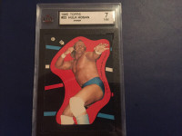 Hulk Hogan Topps Rookie Sticker Graded 7