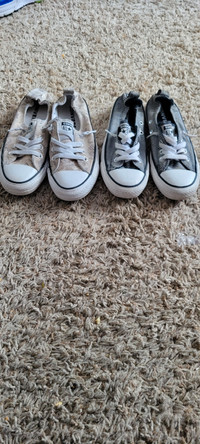 Girls converse shoes size 6.5 new 25 dollars each 