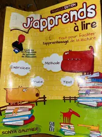J’apprends à lire cahier d’exercice enfants débutant primaire