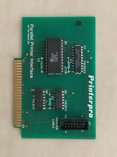 Apple II parallel printer interface card, View more