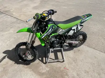 I have a 2011 kx 65 great shape. Pro taper bars / carb just cleaned / front break master cylinder re...