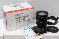 Canon EF 24-70mm f/4L IS USM with 0.7x Macro Function, like new