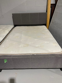 Fabric double bed mattress 
