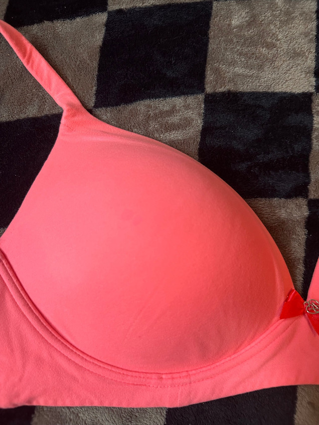 Victoria’s Secret pink peachy bra with bow (body by Victoria)  in Women's - Tops & Outerwear in Ottawa - Image 2