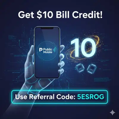 Public Mobile Promo Code 5ESROG - $10 Off, View more