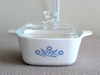 Corning Ware Blue Cornflower P-43-B 700ml Used, View more