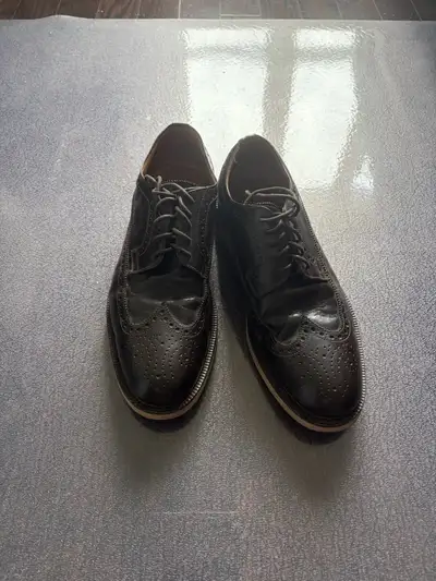 J.Lindeberg Men's Classic Wingtip Dress Shoes - Dark Brown, View more