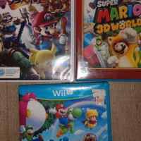 Nintendo Wii et wiiu Mario 3d world super Mario bros u super sma