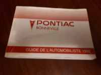 Pontiac Bonneville Guide de l'automobiliste
